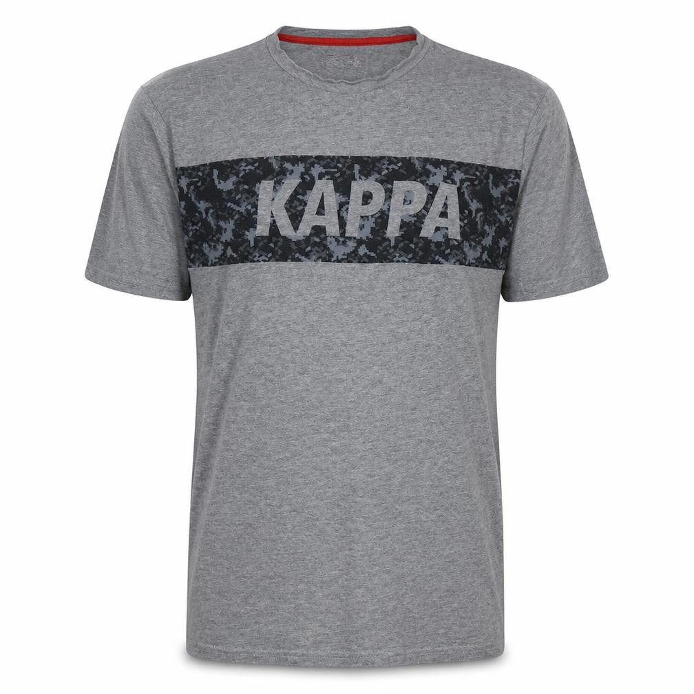 Kappa Men's Grey XL Graphic Logo Sports T-Shirt