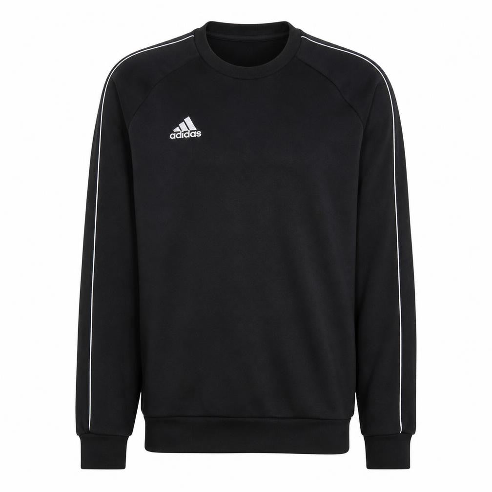 Adidas Mens Black Crew Neck Pullover Sweatshirt Size M