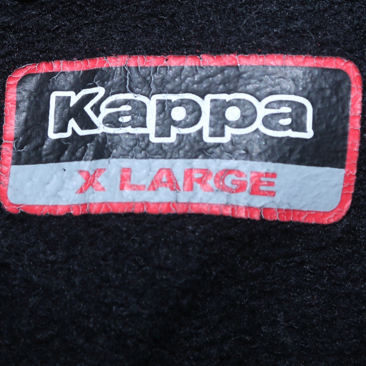 Kappa Men's Black XL Full Zip Hoodie Cotton Blend