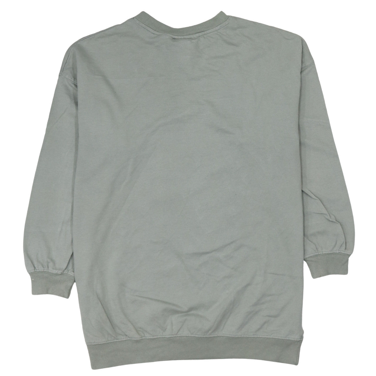 H&M Disney Women's Khaki Mickey Mouse Cotton Pullover Sweatshirt Size S
