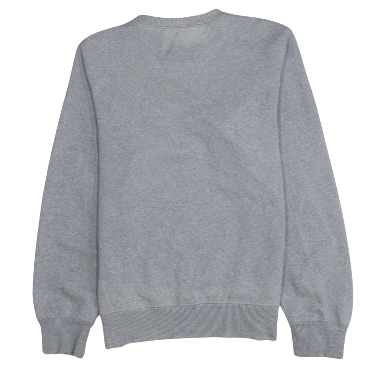 Nike Men's Grey Pullover Sweatshirt S Crew Neck Fleece Regular Fit