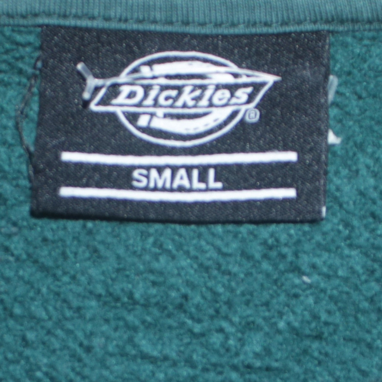 Dickies Men’s Green Small Pullover Fleece Sweatshirt with Logo