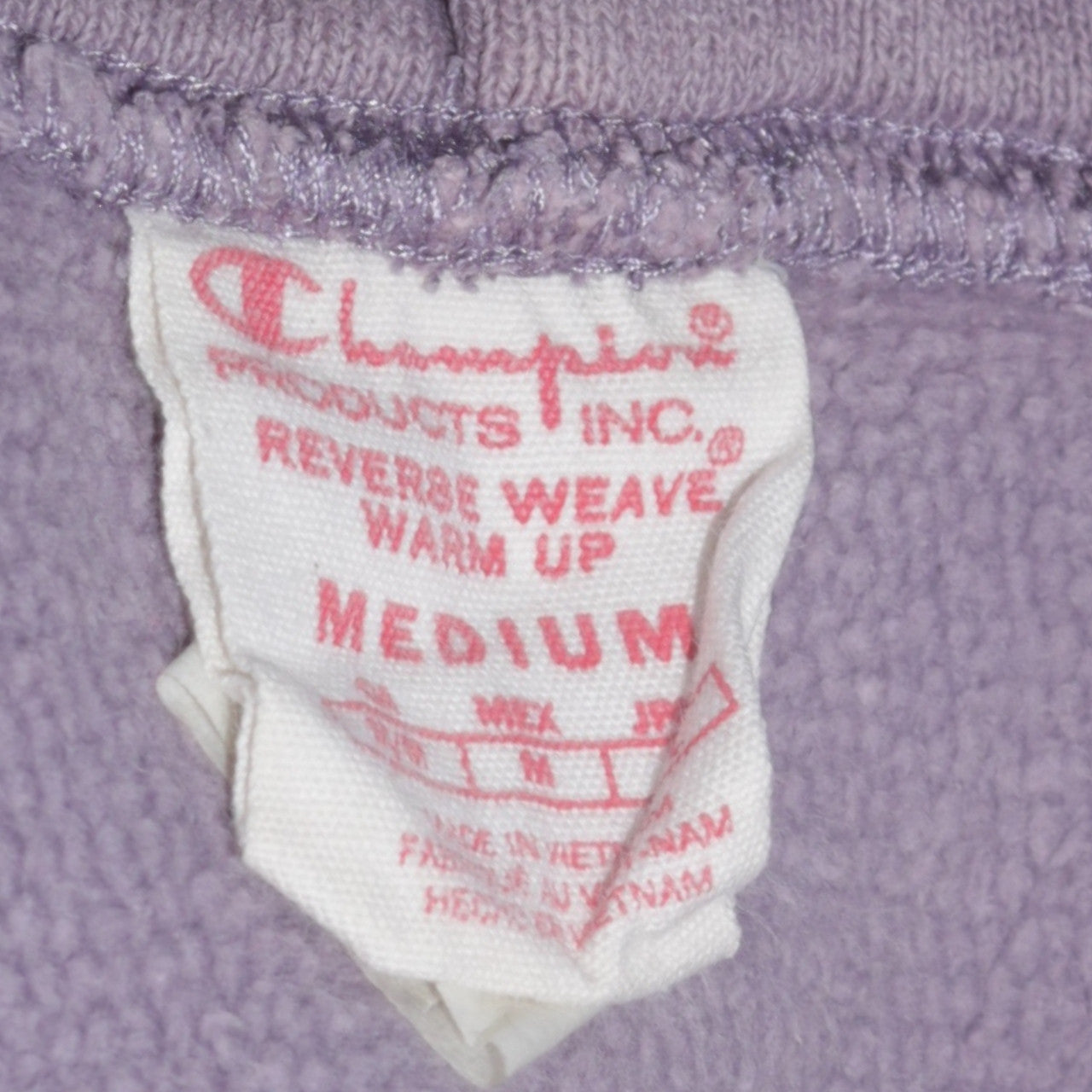 Champion Womens Purple Reverse Weave Hoodie Medium Cotton Embroidered Logo