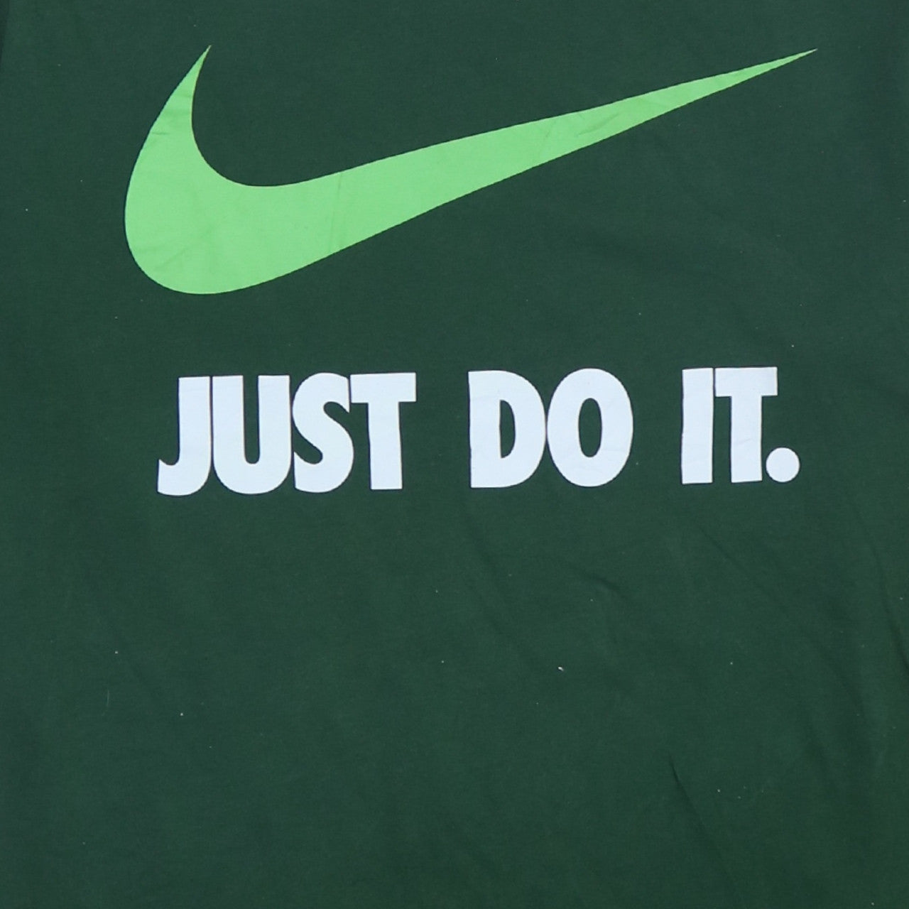 Nike Men's Green Just Do It Graphic T-Shirt Size M