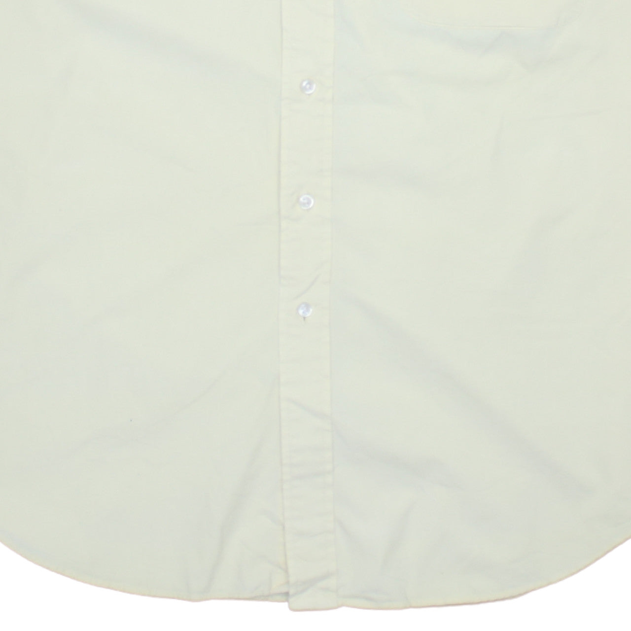 Ralph Lauren Men's Beige Short Sleeve Button-Down Cotton Shirt L
