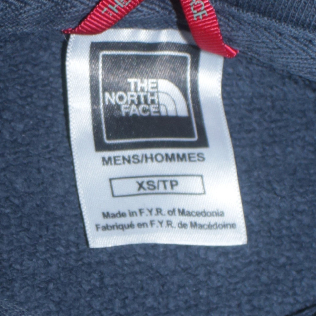 The North Face Men's Blue XS Pullover Hoodie Outdoor Logo Sweatshirt
