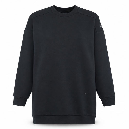 Adidas Women's Black Long Sleeve Crew Neck Pullover Sweatshirt Size 8-10