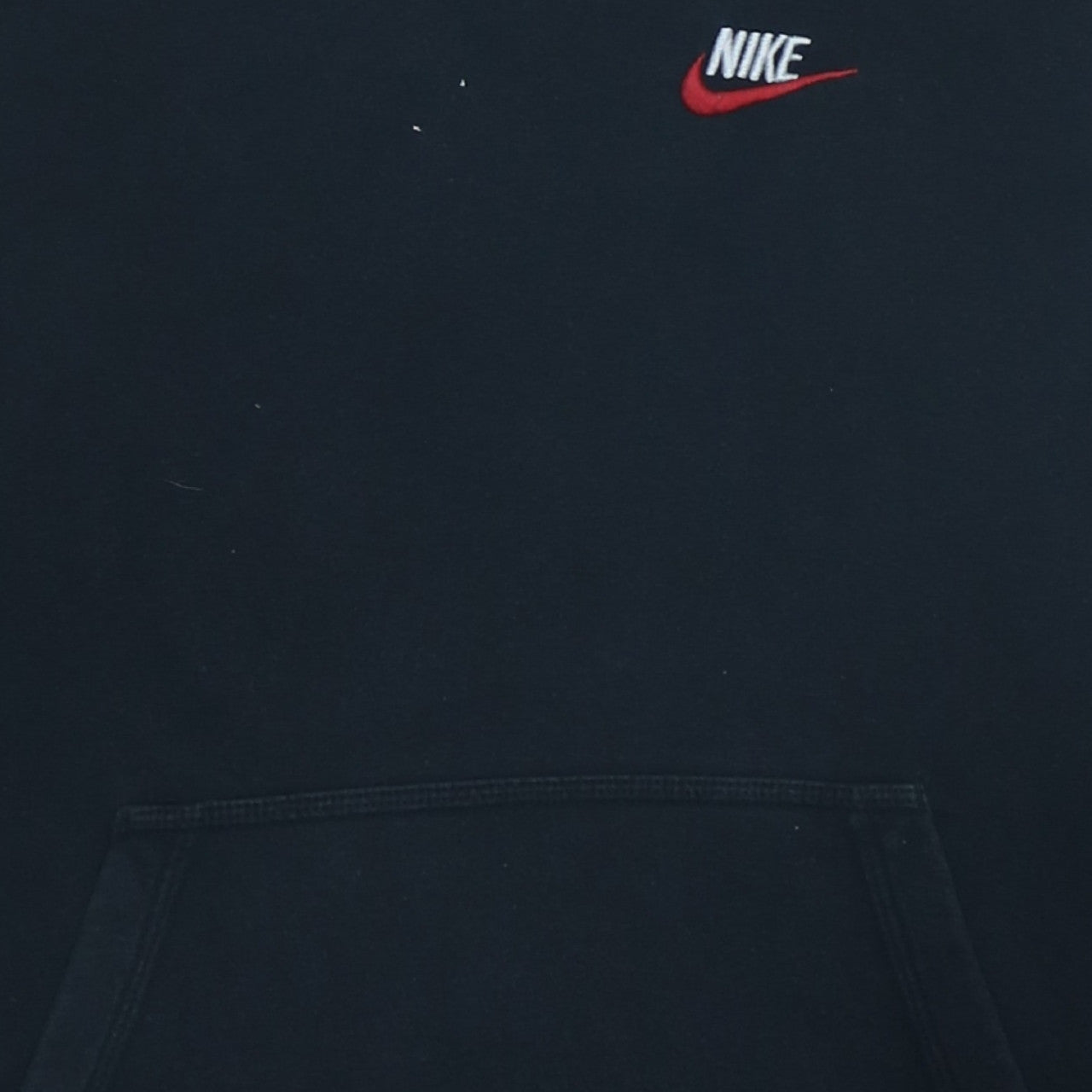 Nike Boys Black Pullover Hoodie L 147-158cm Fleece Logo Sweatshirt