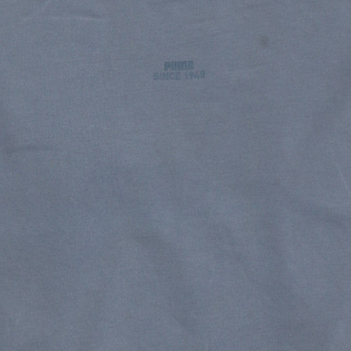 Puma Men's Grey XS Pullover Sweatshirt Crew Neck Logo Sports Top