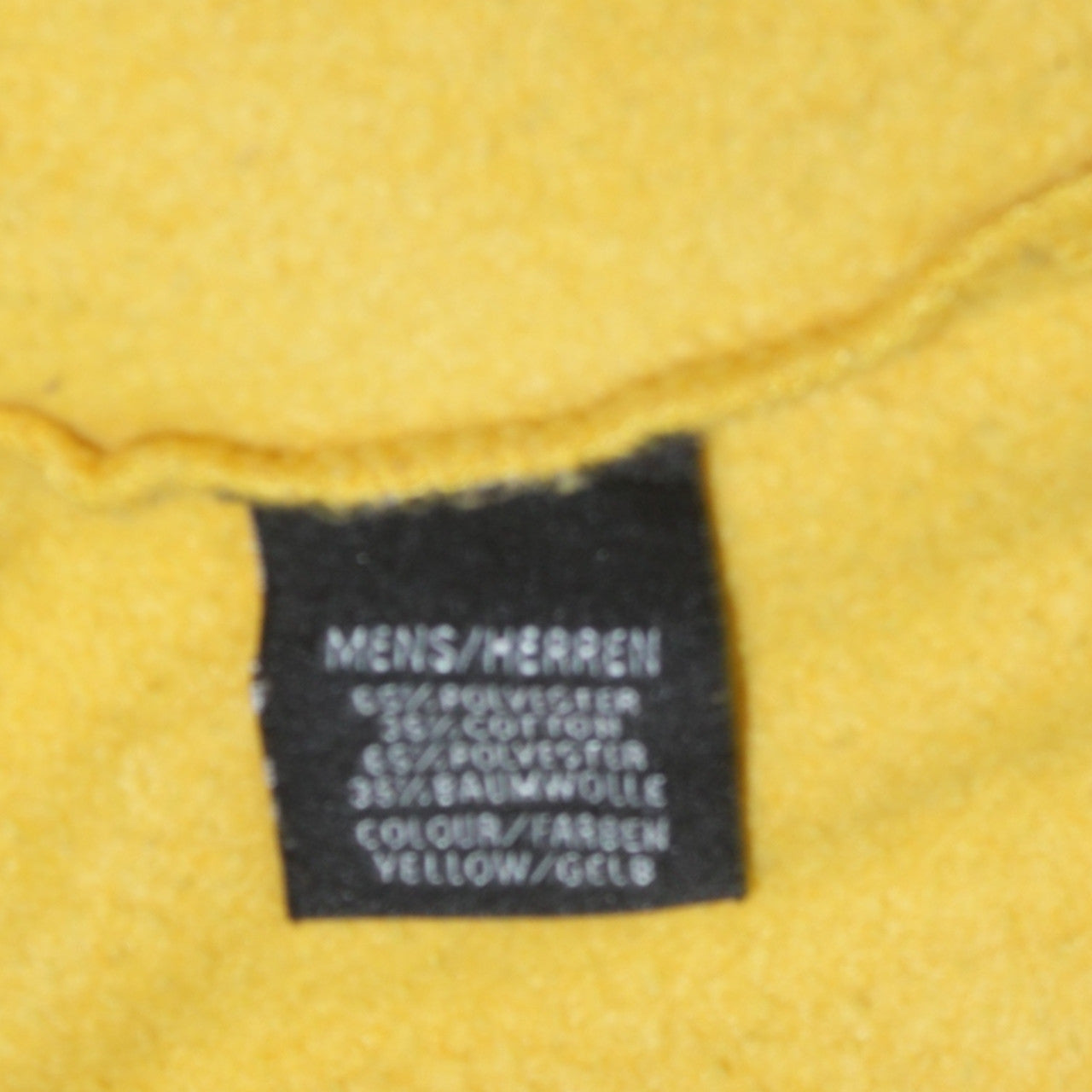 Starter Men's Yellow Pullover Sweatshirt XL Graphic Sportswear