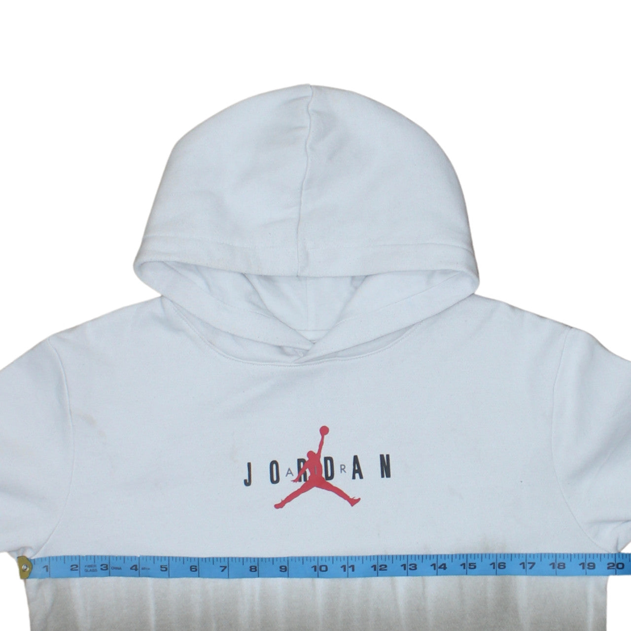 Jordan Boys Grey Pullover Hoodie XL 13-15 Years Fleece Casual Sweatshirt