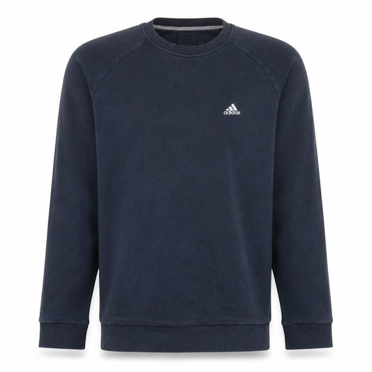 Adidas Men's Blue Crew Neck Pullover Sweatshirt Size S