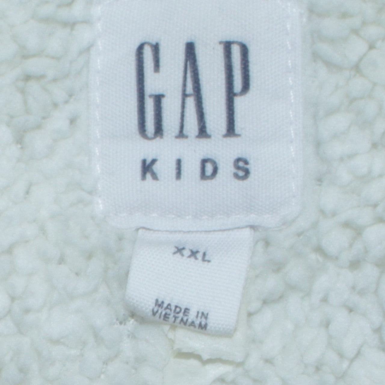 GAP Kids Boys Grey Full Zip Hoodie Sherpa Lined XXL - Warm Casual Sweatshirt