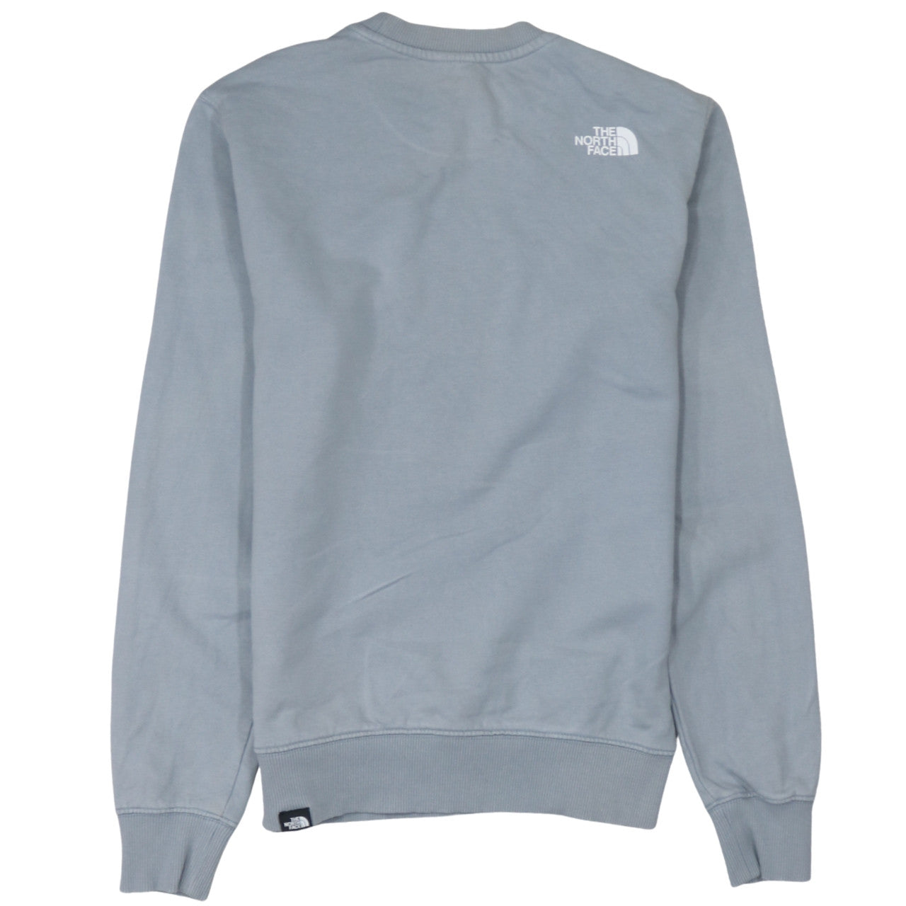 The North Face Mens Grey Crew Neck Logo Sweatshirt Size S