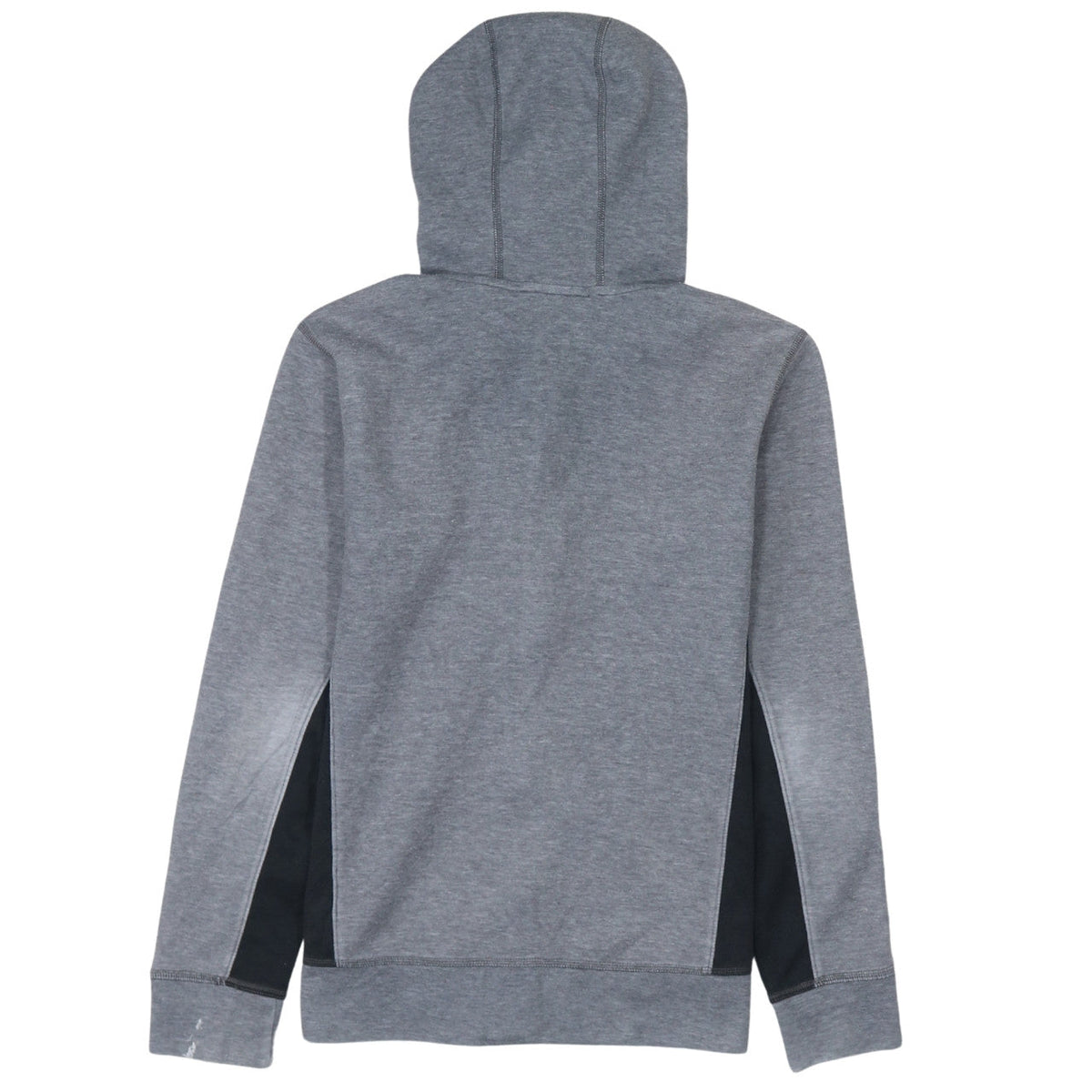 The North Face Boys Grey Full Zip Hoodie Size L Jersey Cotton Blend