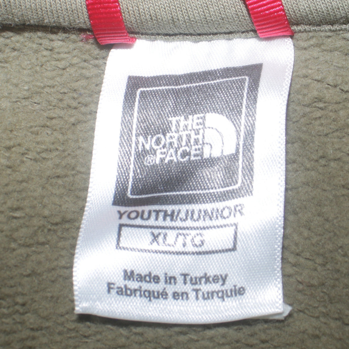 The North Face Boys Green XL Crew Neck Pullover Sweatshirt