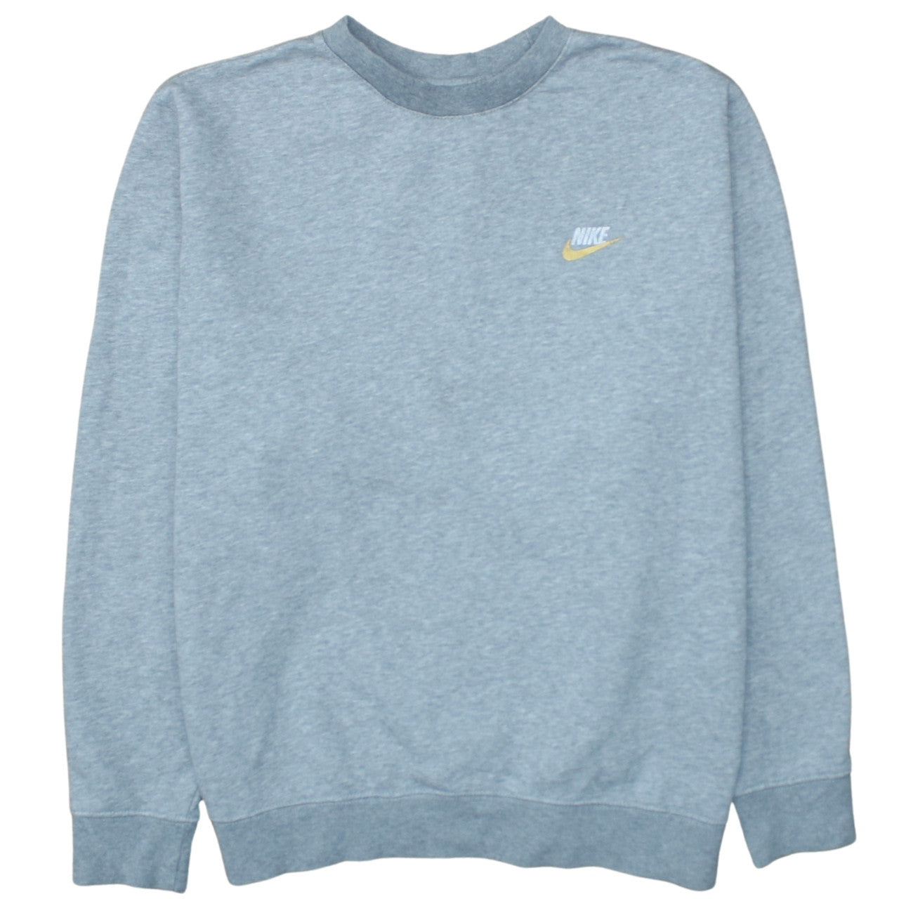 Nike Men's Grey Crew Neck Pullover Sweatshirt Size L