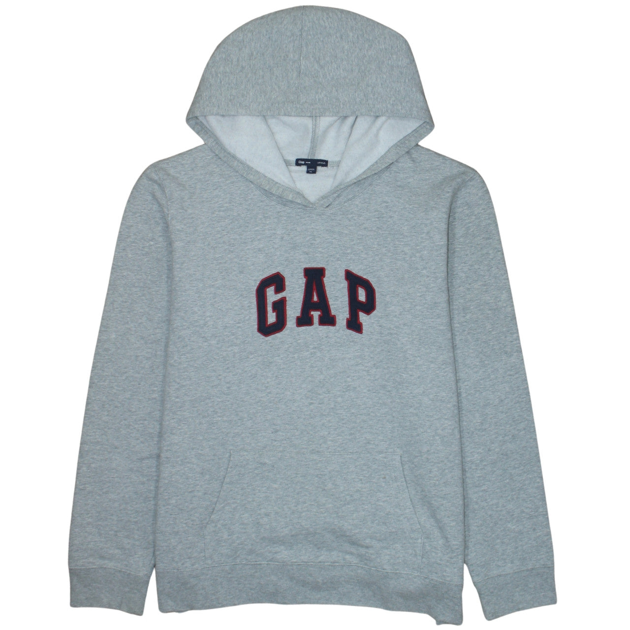GAP Men's Grey Pullover Hoodie XL Cotton Blend Casual Sweatshirt