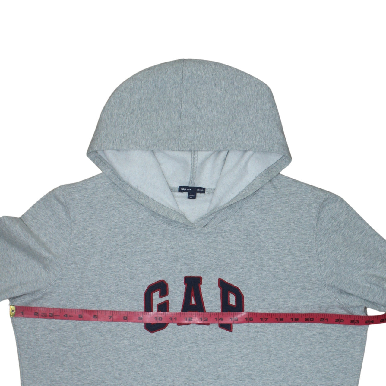GAP Men's Grey Pullover Hoodie XL Cotton Blend Casual Sweatshirt