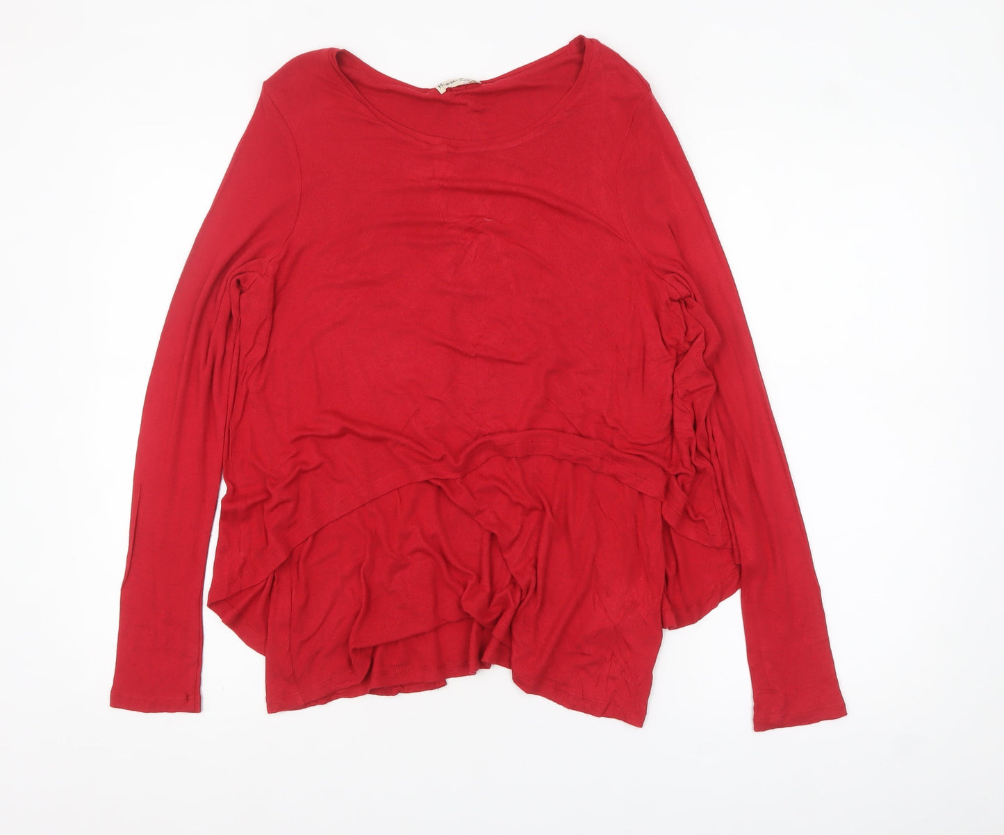 Phase Eight Women’s Red Long Sleeve Tunic Blouse Size 12