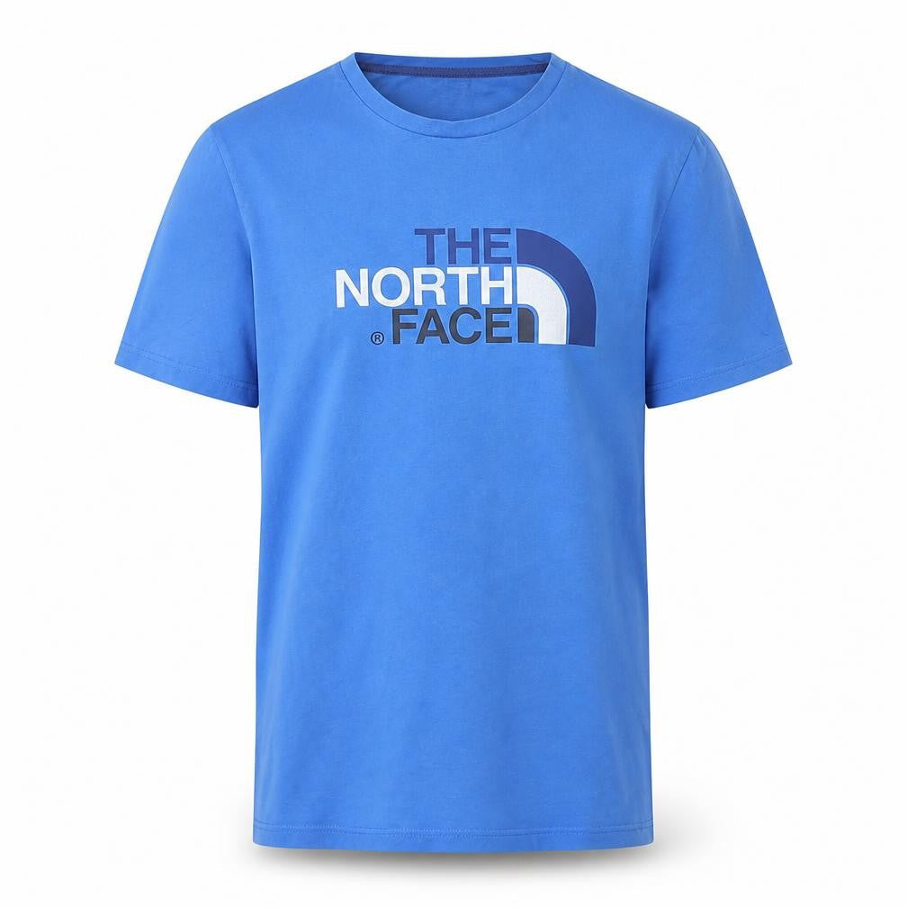 The North Face Men's Blue Cotton Graphic T-Shirt Size S