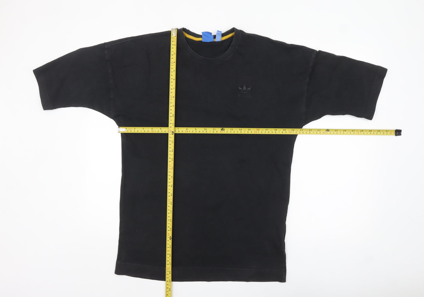 Adidas Men's Black Regular Fit Crew Neck Cotton T-Shirt M