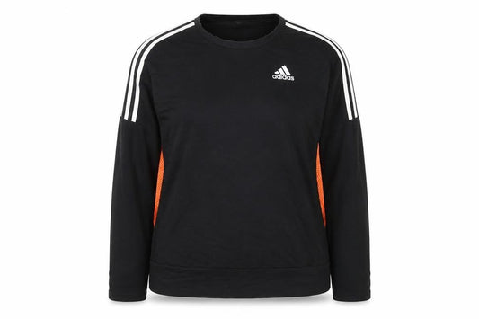 Adidas Women's Black Long Sleeve Pullover Sweatshirt Size 12