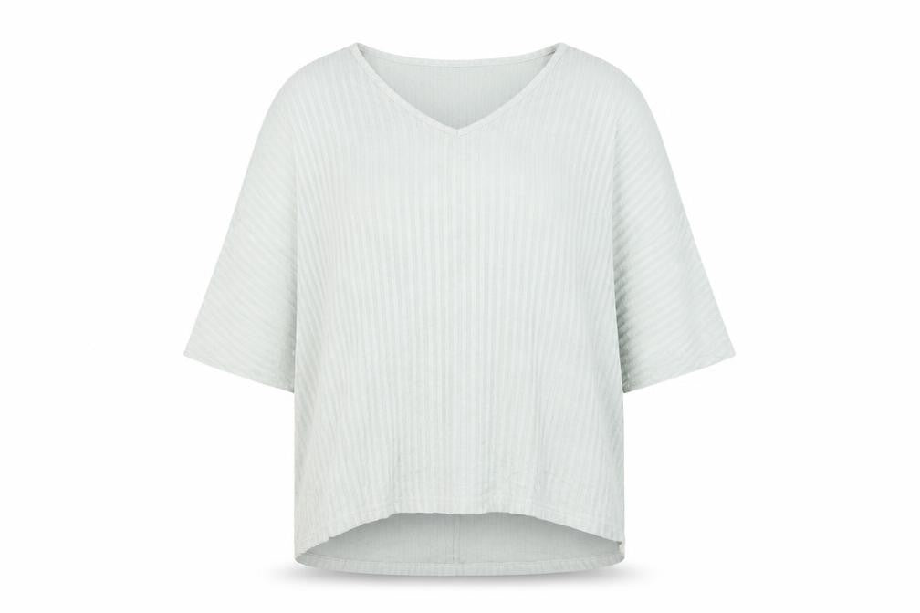 New Look Women’s Green V-Neck Relaxed Knit Jumper Size M