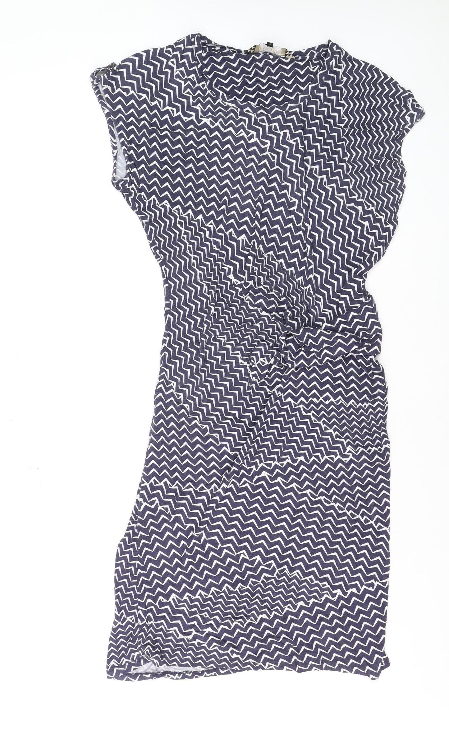 Principles by Ben de Lisi Women’s Blue Chevron Sheath Dress Size 12
