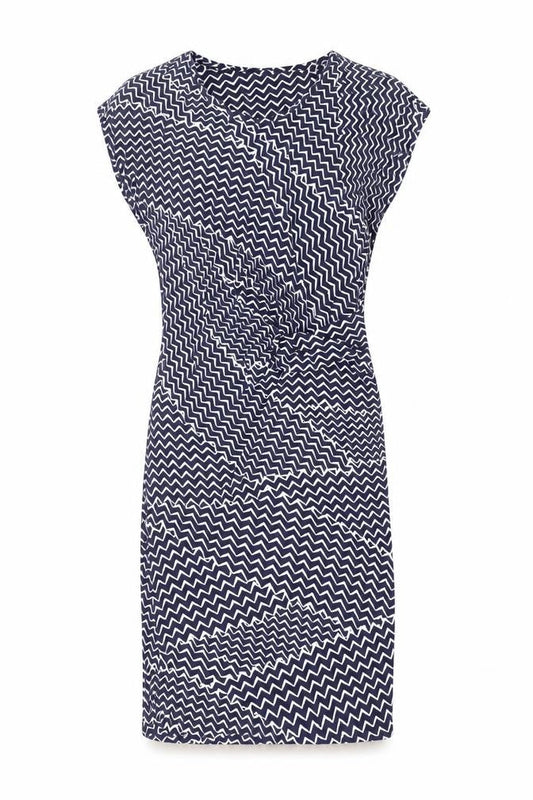 Principles by Ben de Lisi Women’s Blue Chevron Sheath Dress Size 12