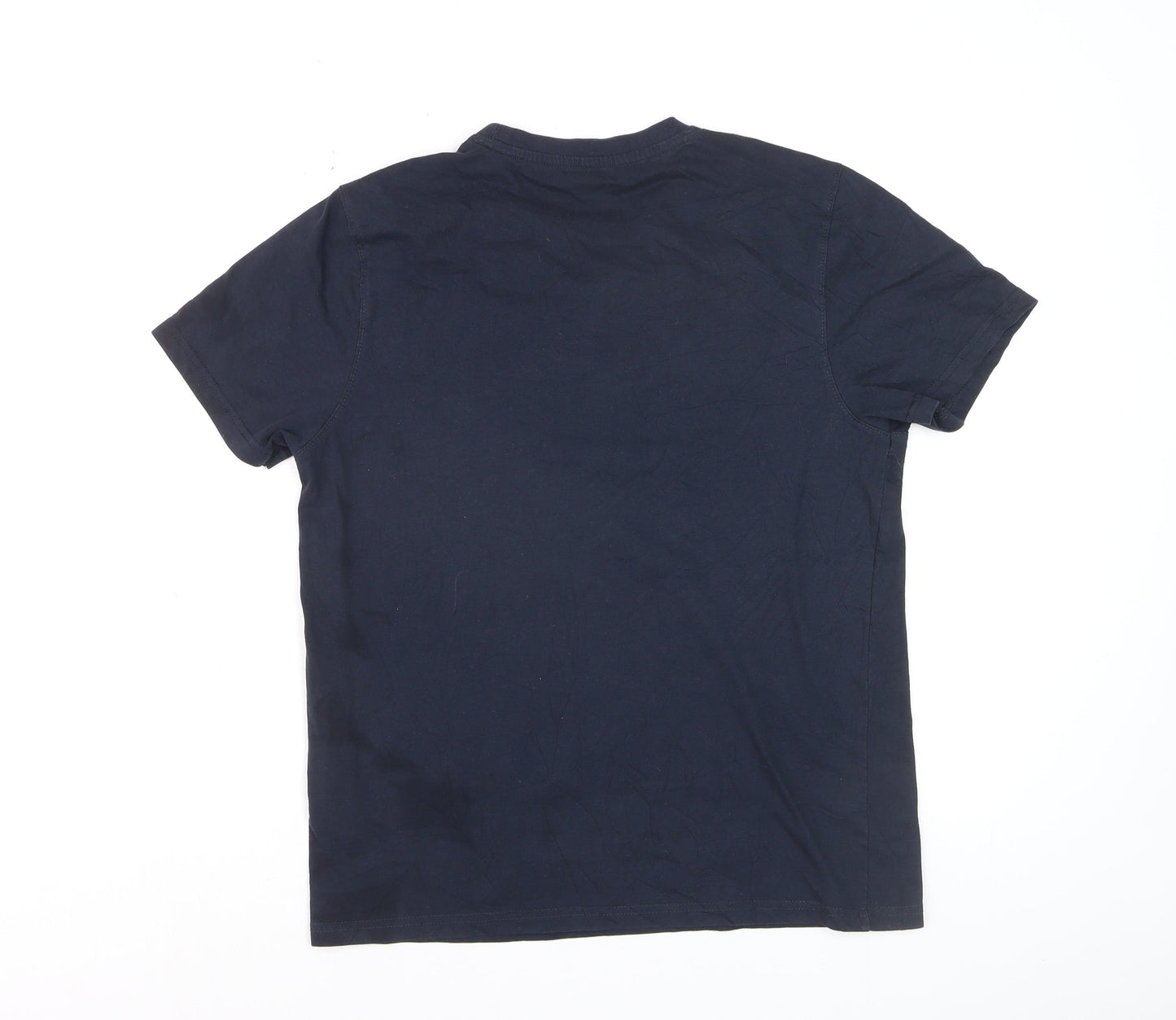 Mountain Warehouse Men's Navy ISOCool Quick Dry T-Shirt S Lake District Map