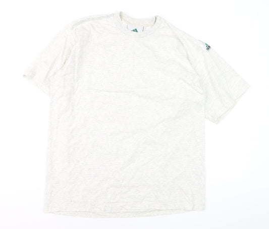Adidas Equipment Men's White L Vintage 90s Crew Neck T-Shirt
