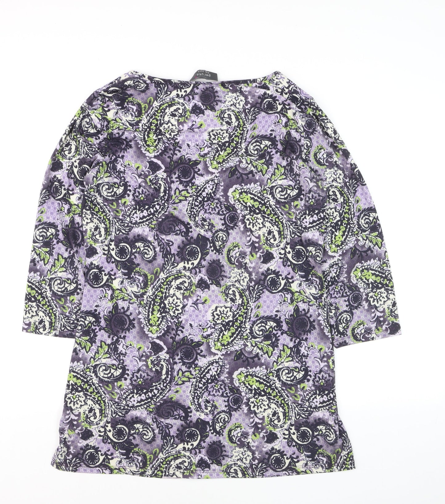 Marks and Spencer Per Una Women’s Multicoloured Paisley Jersey Shift Dress Size 12