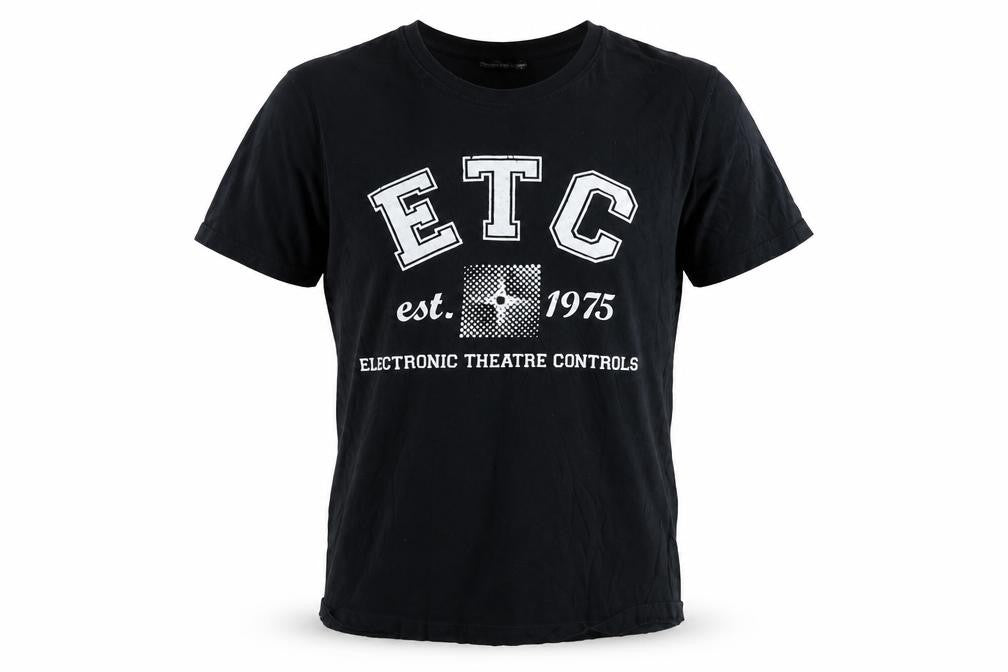 James & Nicholson Men’s Black College Graphic T-Shirt M