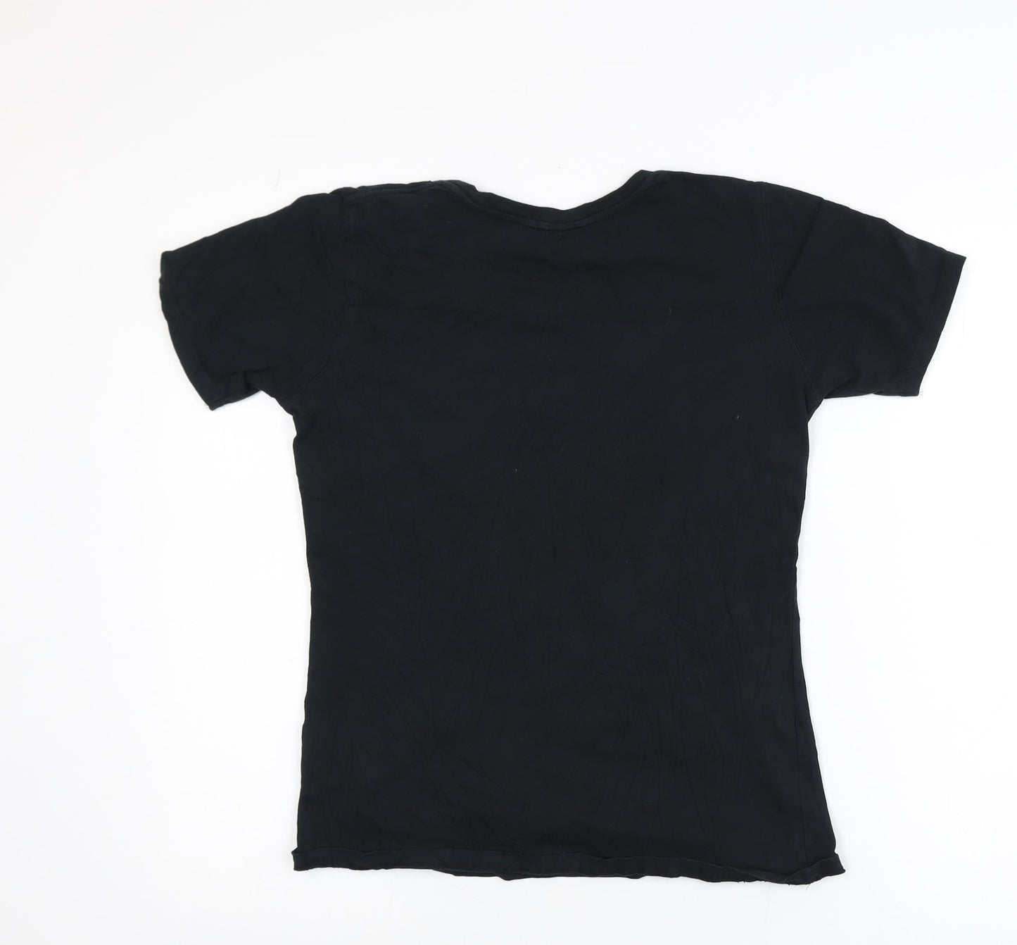 James & Nicholson Men’s Black College Graphic T-Shirt M