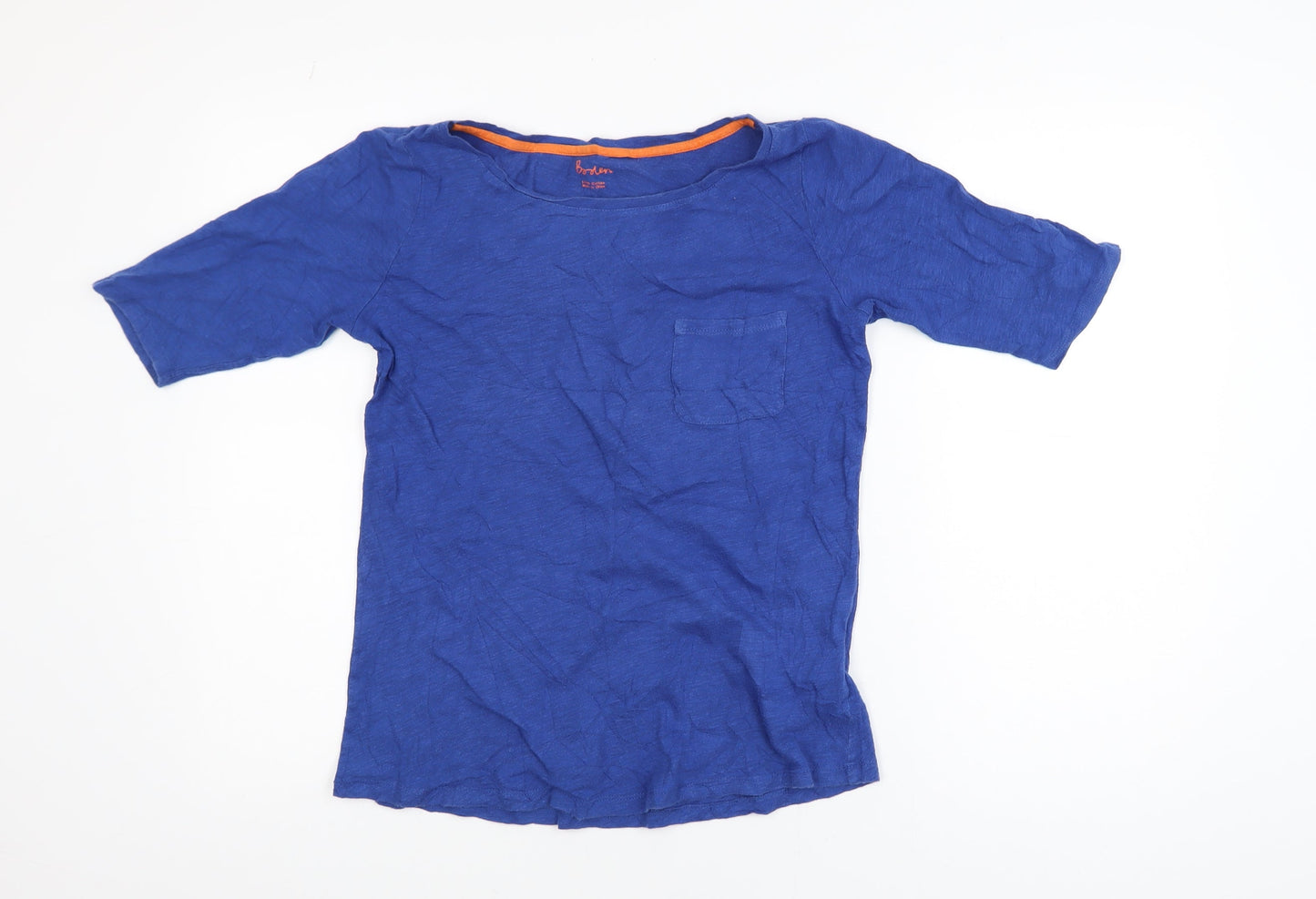 Boden Men's Blue Cotton Crew Neck Short Sleeve T-Shirt M