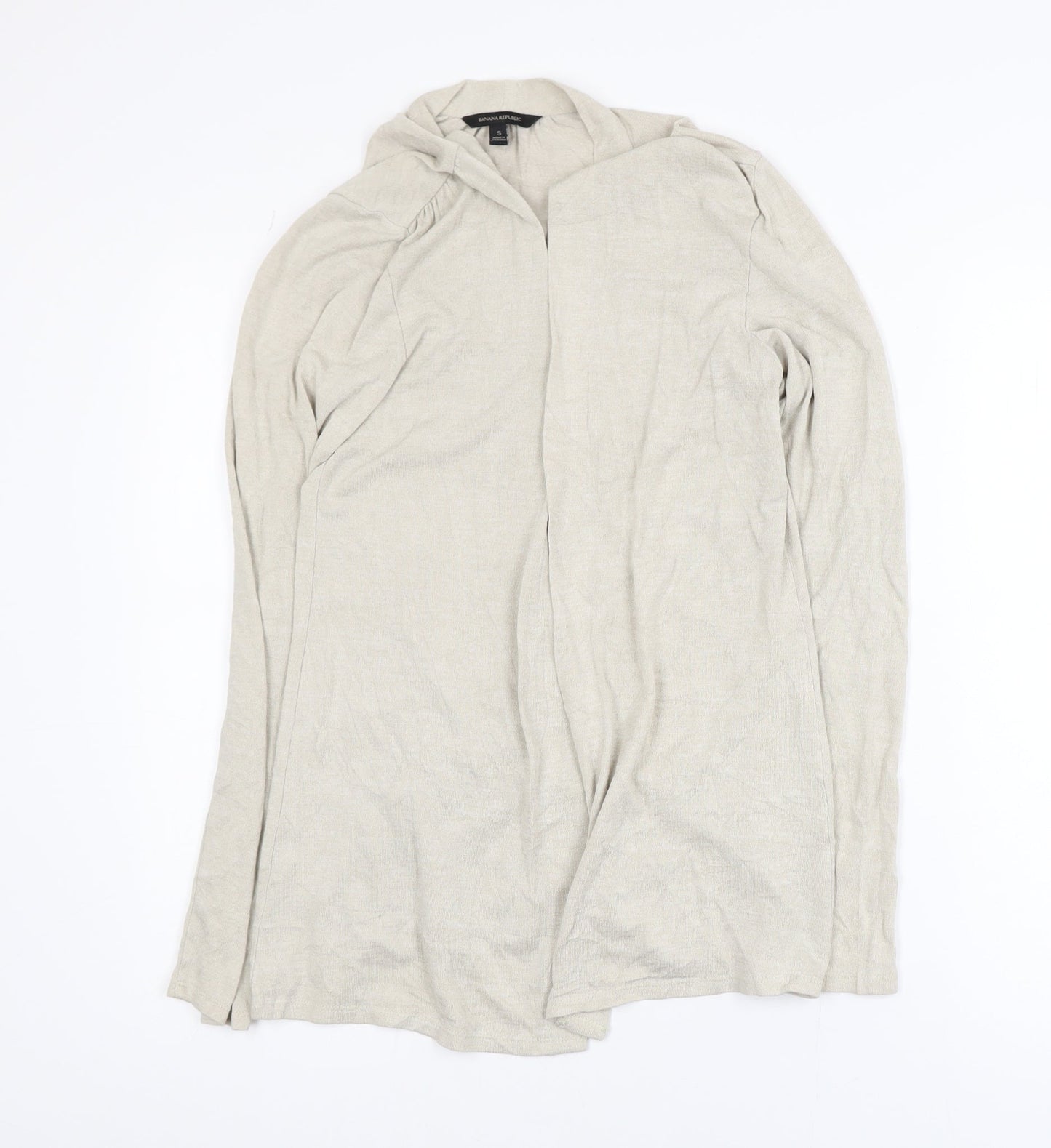 Banana Republic Women’s Beige Cardigan S Lightweight Long Sleeve Knit