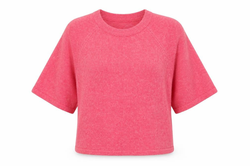 Peppercorn Women’s Pink Short Sleeve Knit Jumper XL