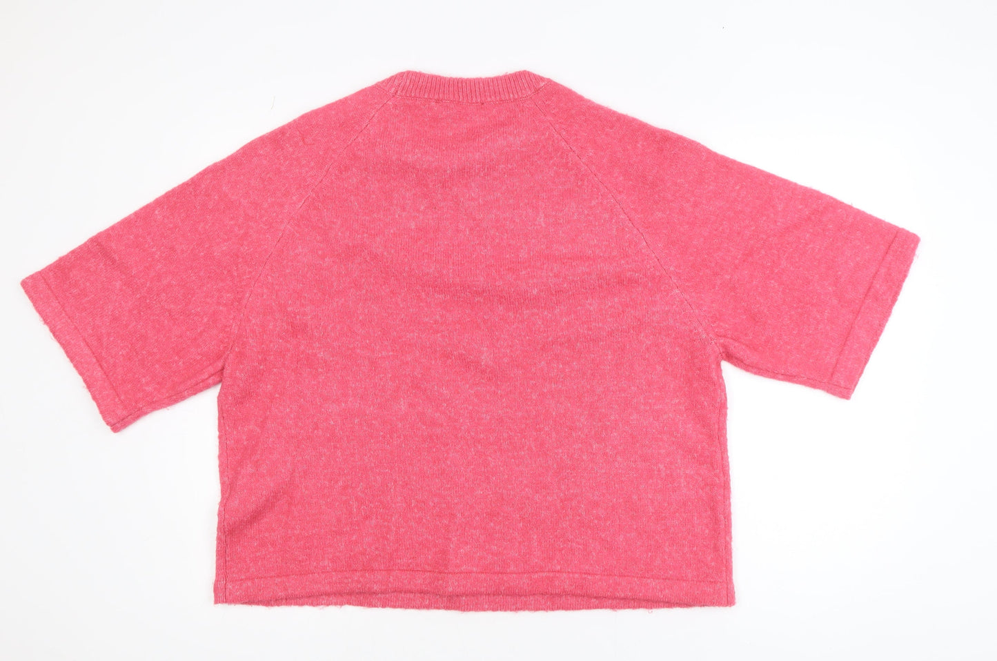 Peppercorn Women’s Pink Short Sleeve Knit Jumper XL