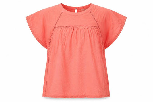 Marks & Spencer Per Una Women’s Orange Cotton Tunic Blouse Size 10