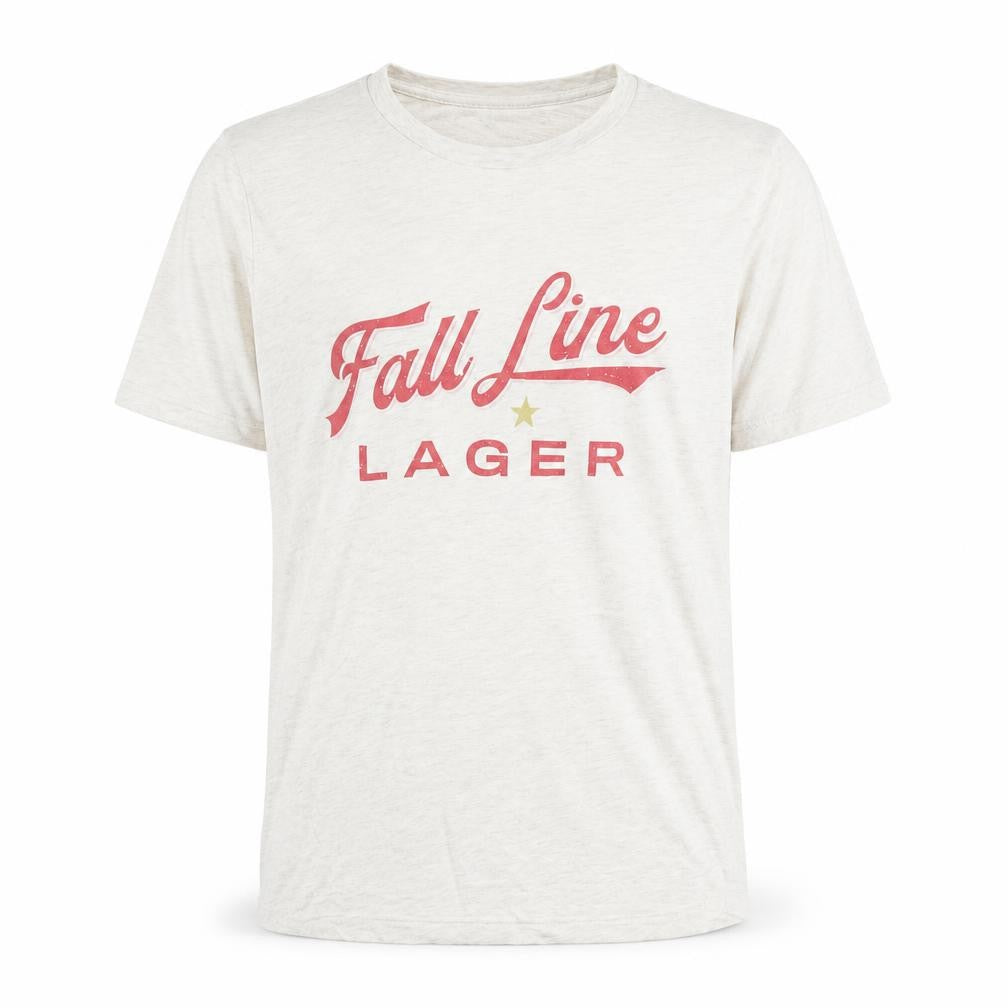 Bella+Canvas Men's Beige Fall Line Lager Graphic T-Shirt Medium
