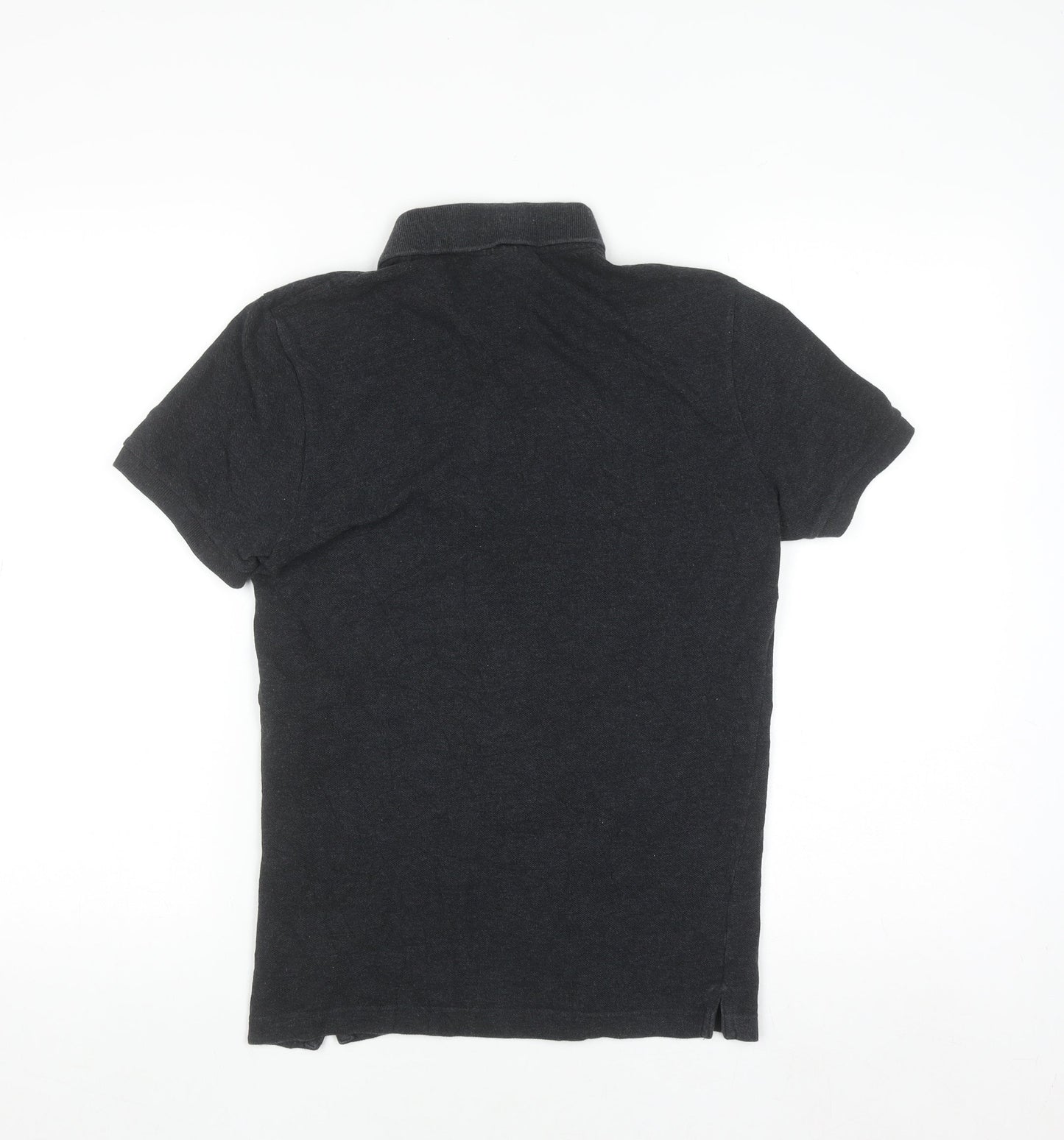 Lacoste Men's Black Slim Fit Cotton Polo Shirt XS