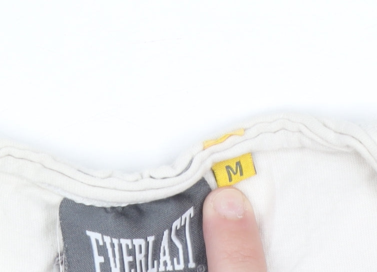 Everlast Men’s Beige Graphic Sports Vest Sleeveless Top M