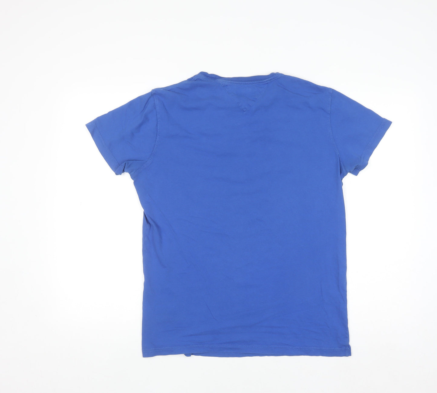 Tommy Hilfiger Denim Men's Blue Crew Neck Short Sleeve T-Shirt M