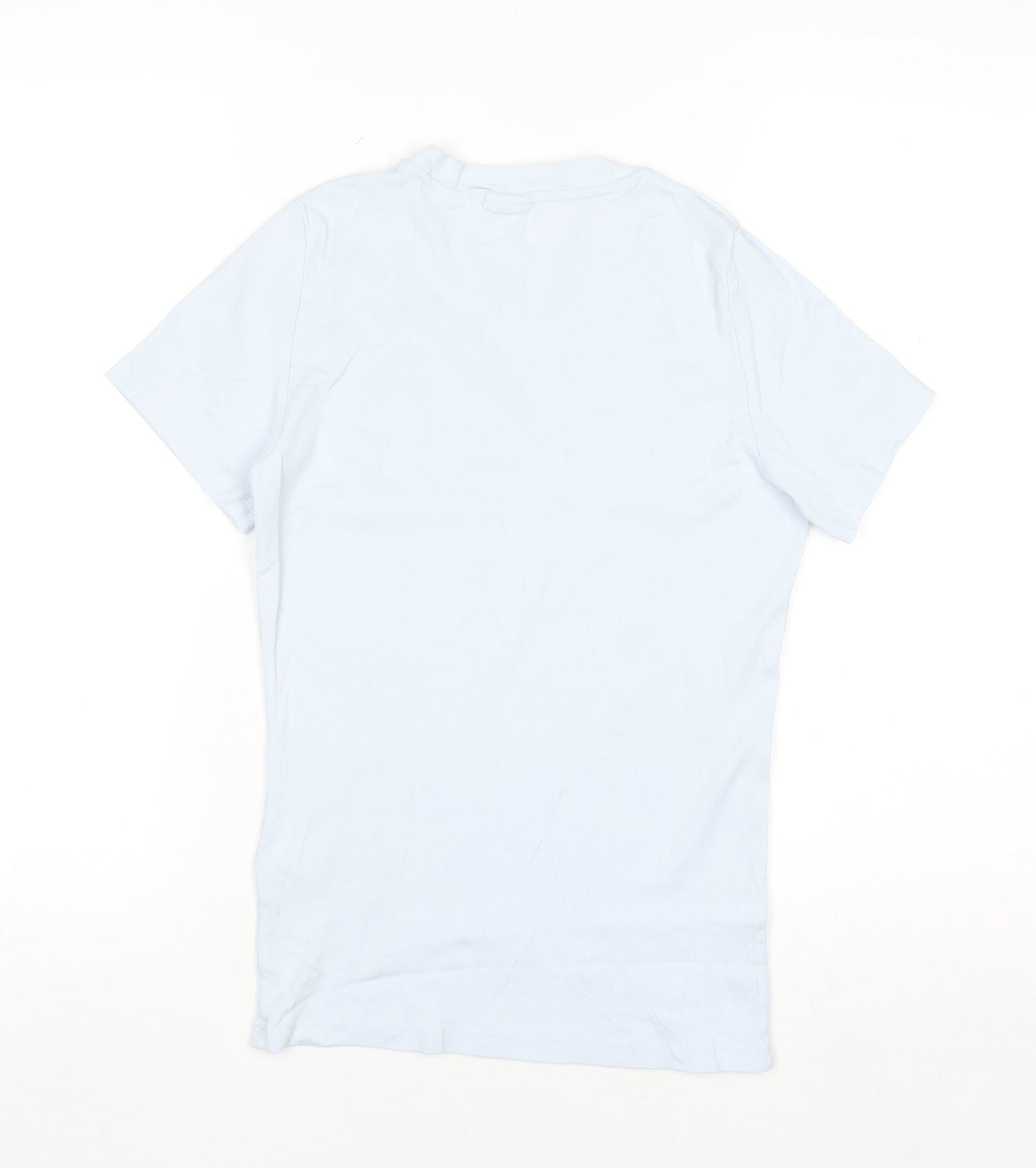 Levi's Women's Blue Basic Crew Neck Cotton T-Shirt Size M
