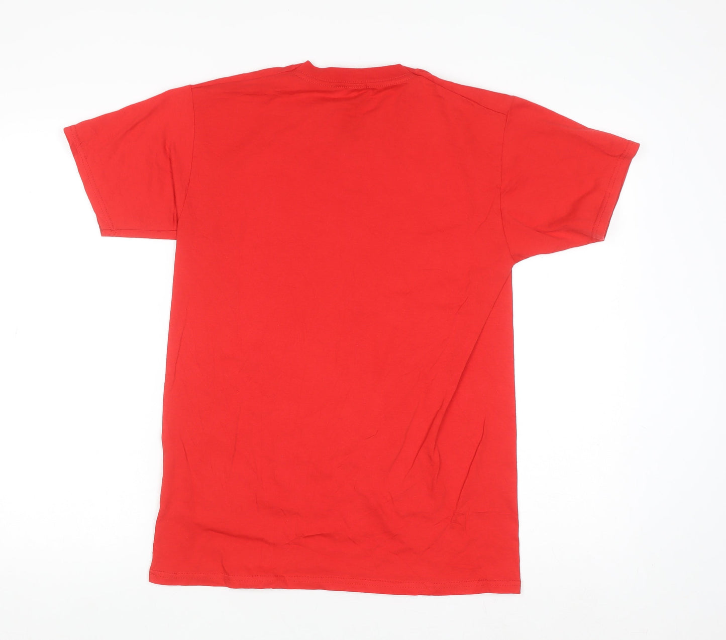 Subbuteo Men's Red Cymru Football Graphic T-Shirt Small Cotton