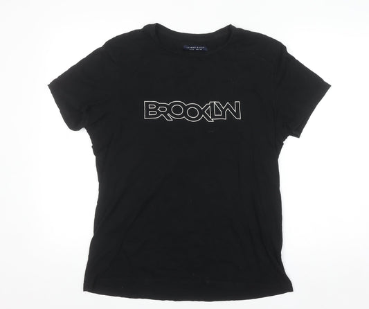 LFTMAN BASIC Men's Black Brooklyn Graphic Cotton T-Shirt Size L