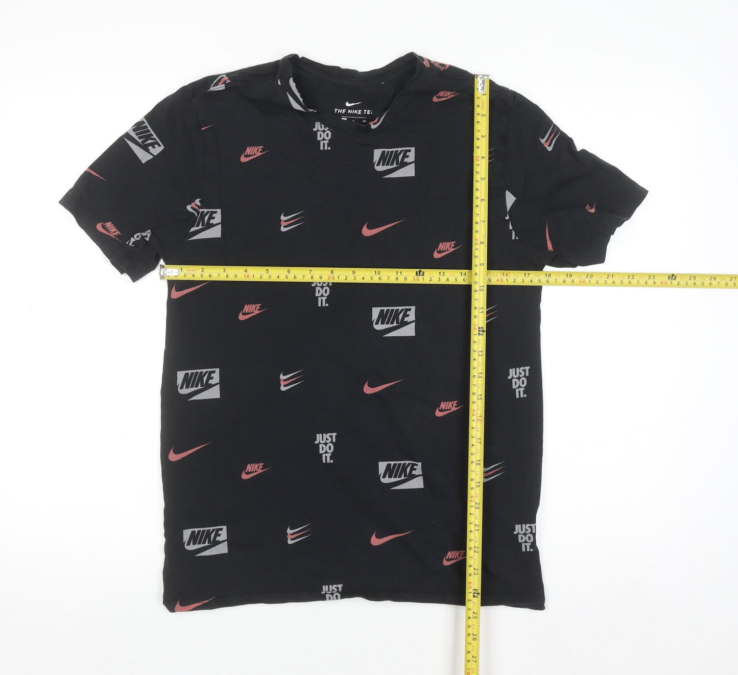 Nike Men's Black Graphic Logo Sports T-Shirt Size S