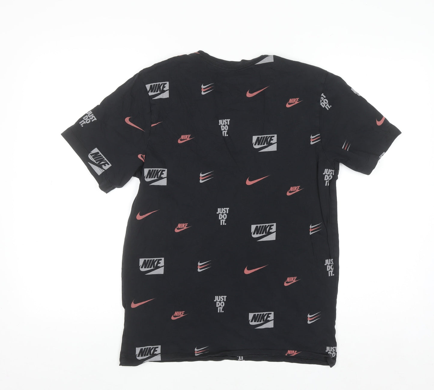 Nike Men's Black Graphic Logo Sports T-Shirt Size S