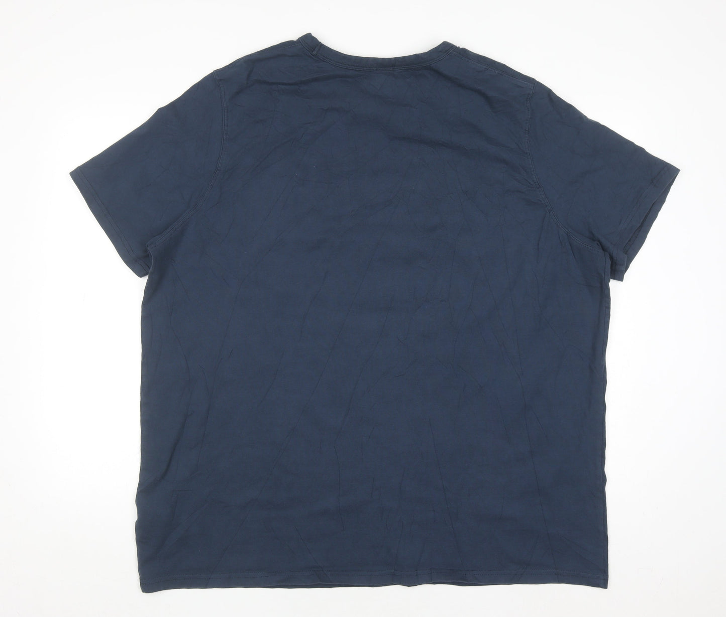 Jacamo Men's Navy 2XL Cotton Crew Neck T-Shirt